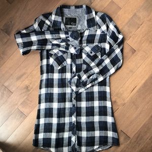 NWOT Rails Kendra Plaid Shirt Dress XS